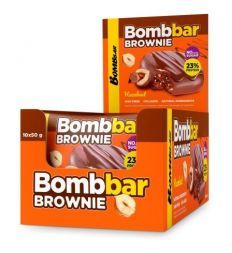 Печенье протеиновое глазированное &quot;Брауни с фундуком&quot; BOMBBAR (50 г)